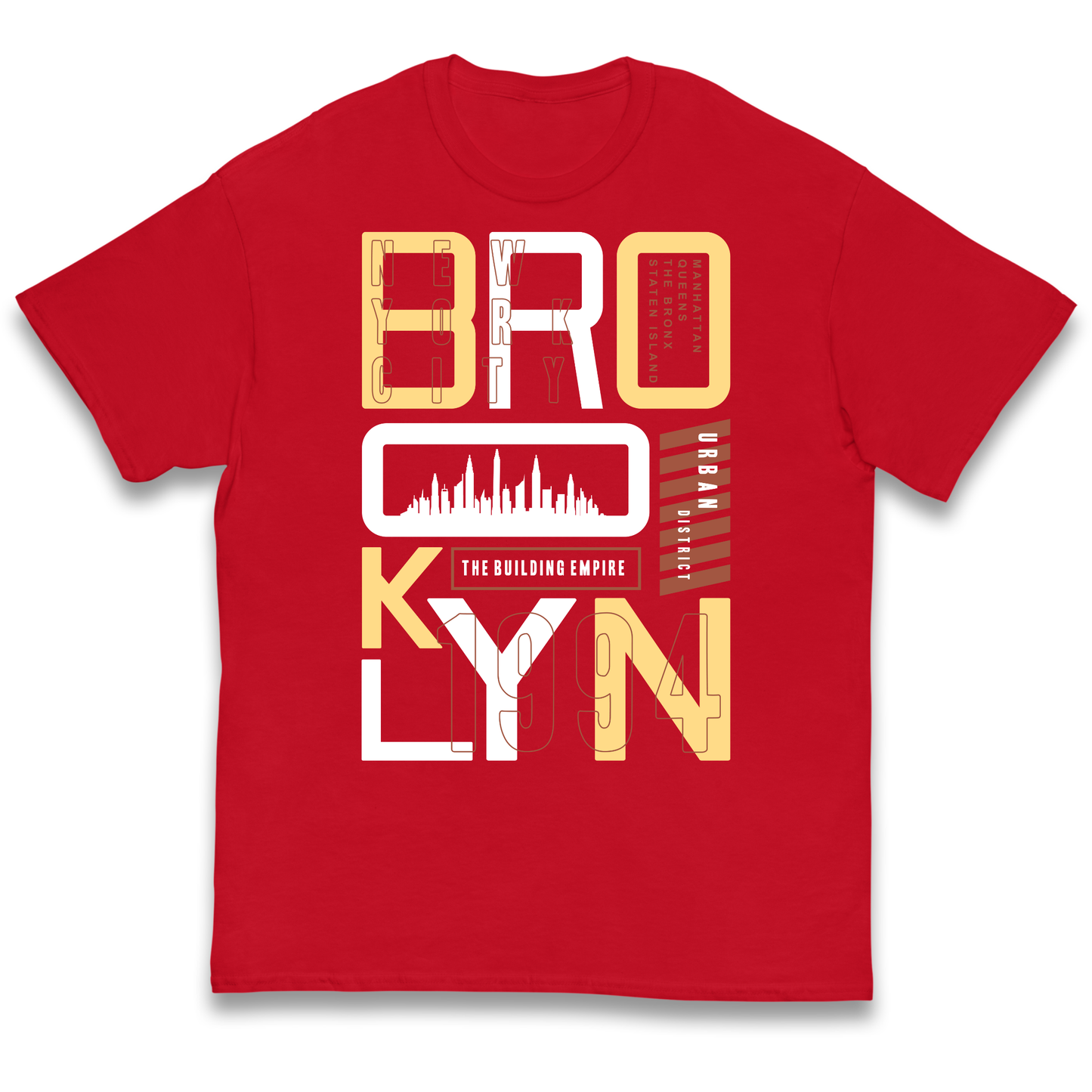 Brooklyn New York Urban District kids t shirt
