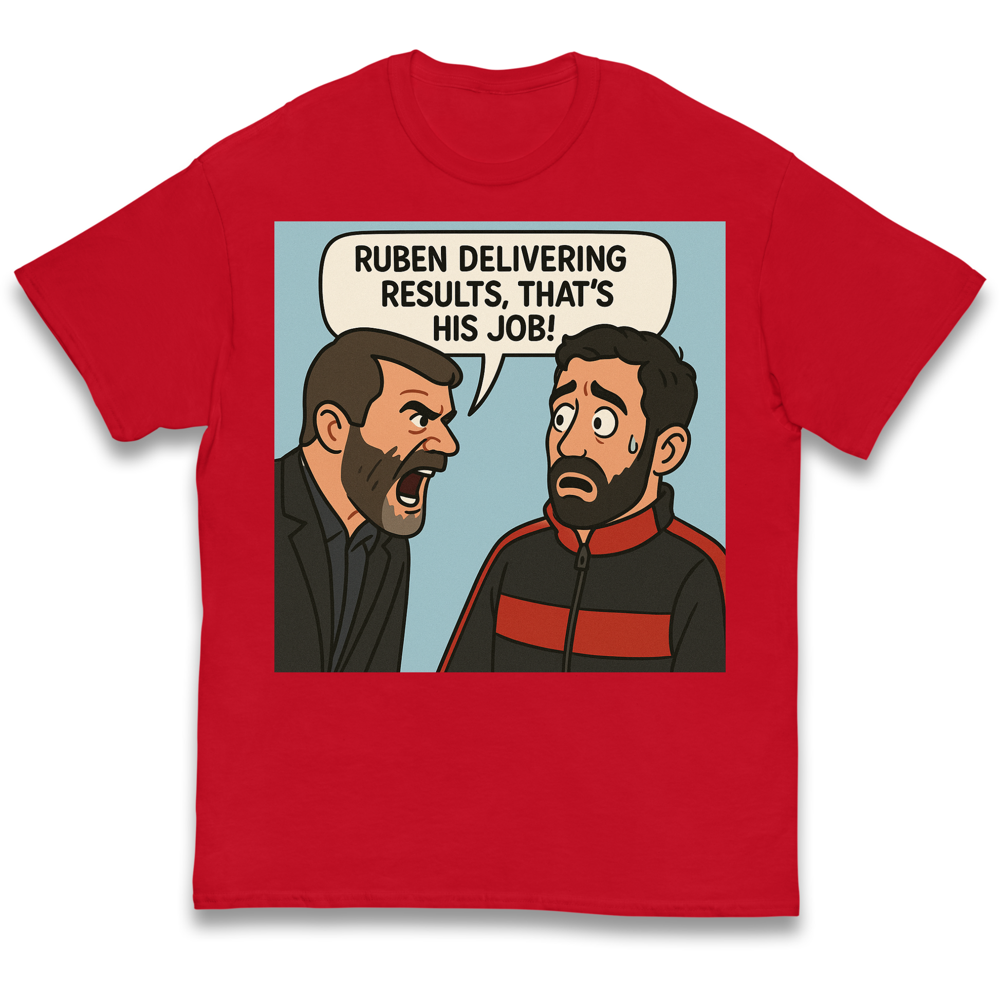 Ruben Delivering Results That's His Job kids t shirt
