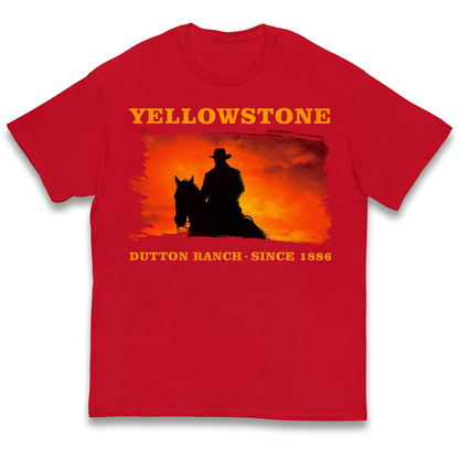 Yellowstone Dutton Ranch Since 1886 kids t shirt
