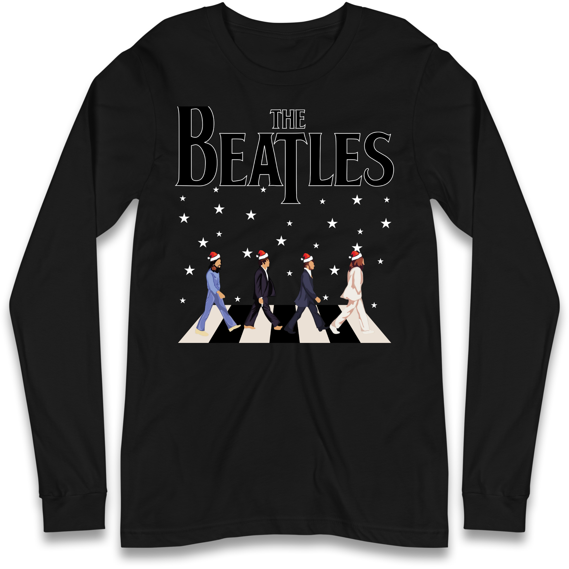 The Beatles Abbey Road Christmas Longsleeve T Shirt