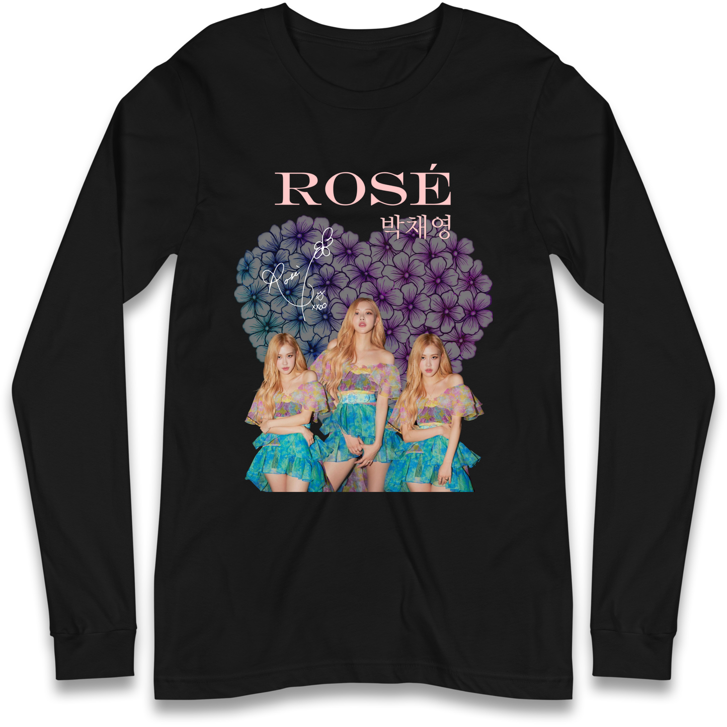 Rose K Pop Longsleeve T Shirt