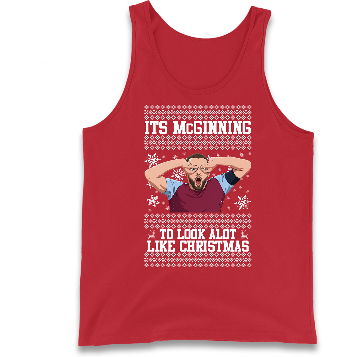 John McGinn Christmas Tank Top