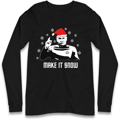Make It Snow Longsleeve T Shirt