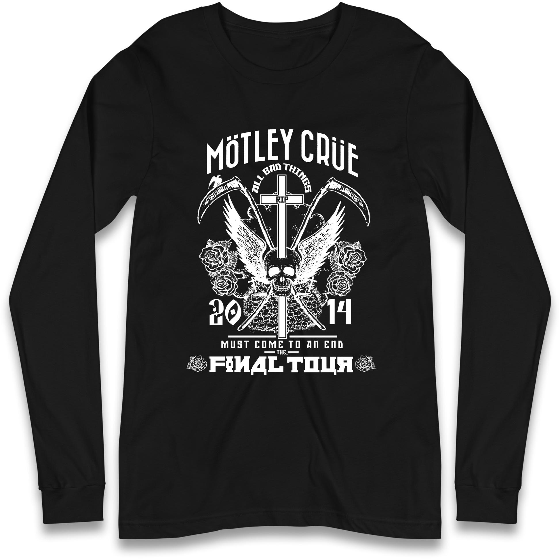 Motley Crue All Bad Things Longsleeve T Shirt