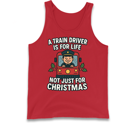 Train Driver Christmas Tank Top