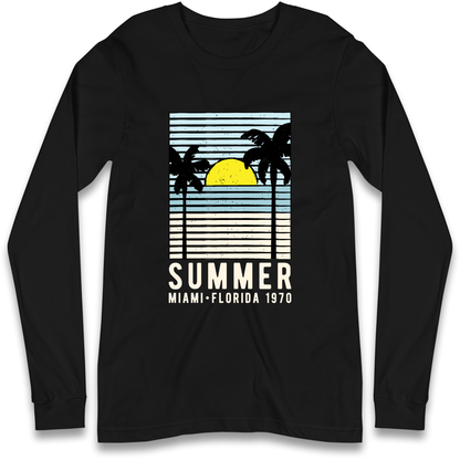 Summer Miami Florida 1970 Longsleeve T Shirt