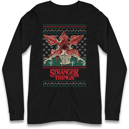 Demogorgon Christmas Longsleeve T Shirt