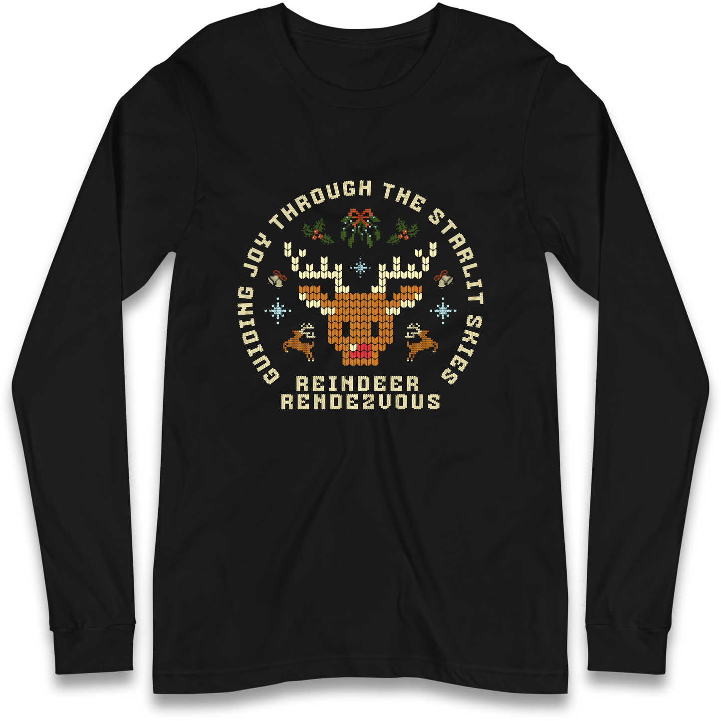 Reindeer Rendezvous Christmas Longsleeve T Shirt