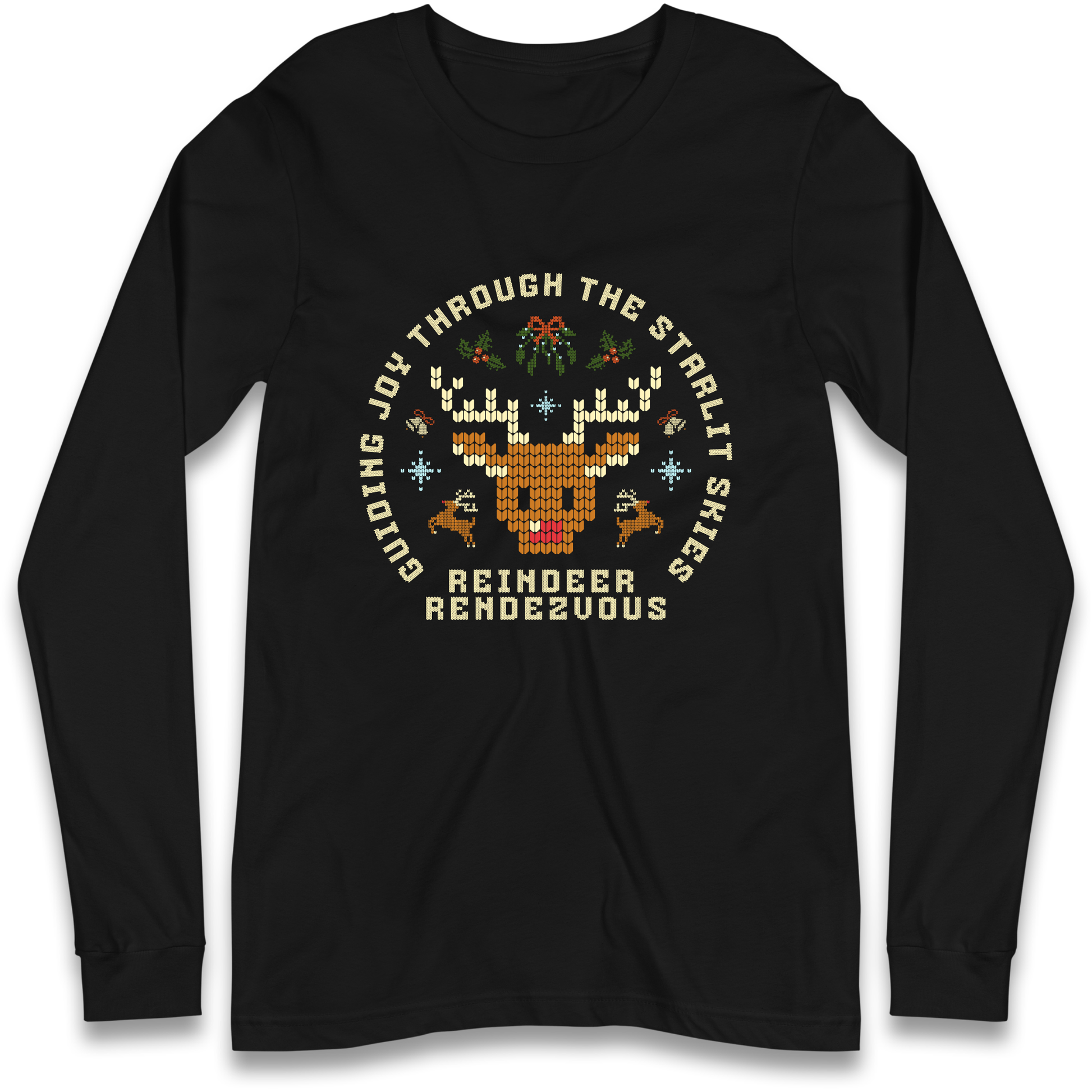 Reindeer Rendezvous Christmas Longsleeve T Shirt