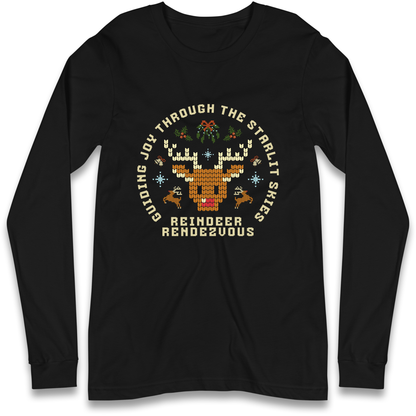 Reindeer Rendezvous Christmas Longsleeve T Shirt