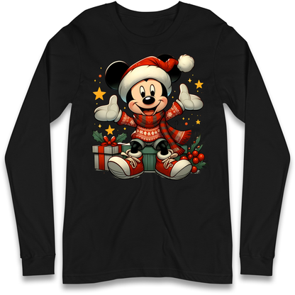 Micky Mouse Christmas Longsleeve T Shirt
