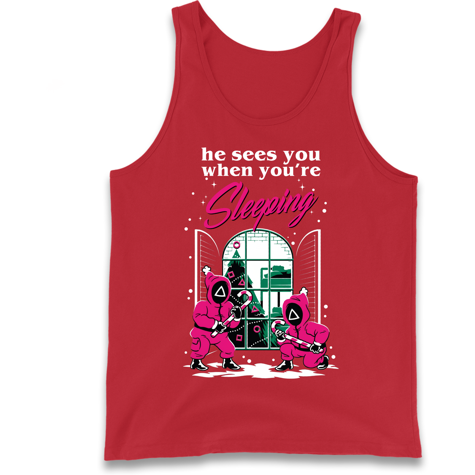 Squid Games Xmas Tank Top