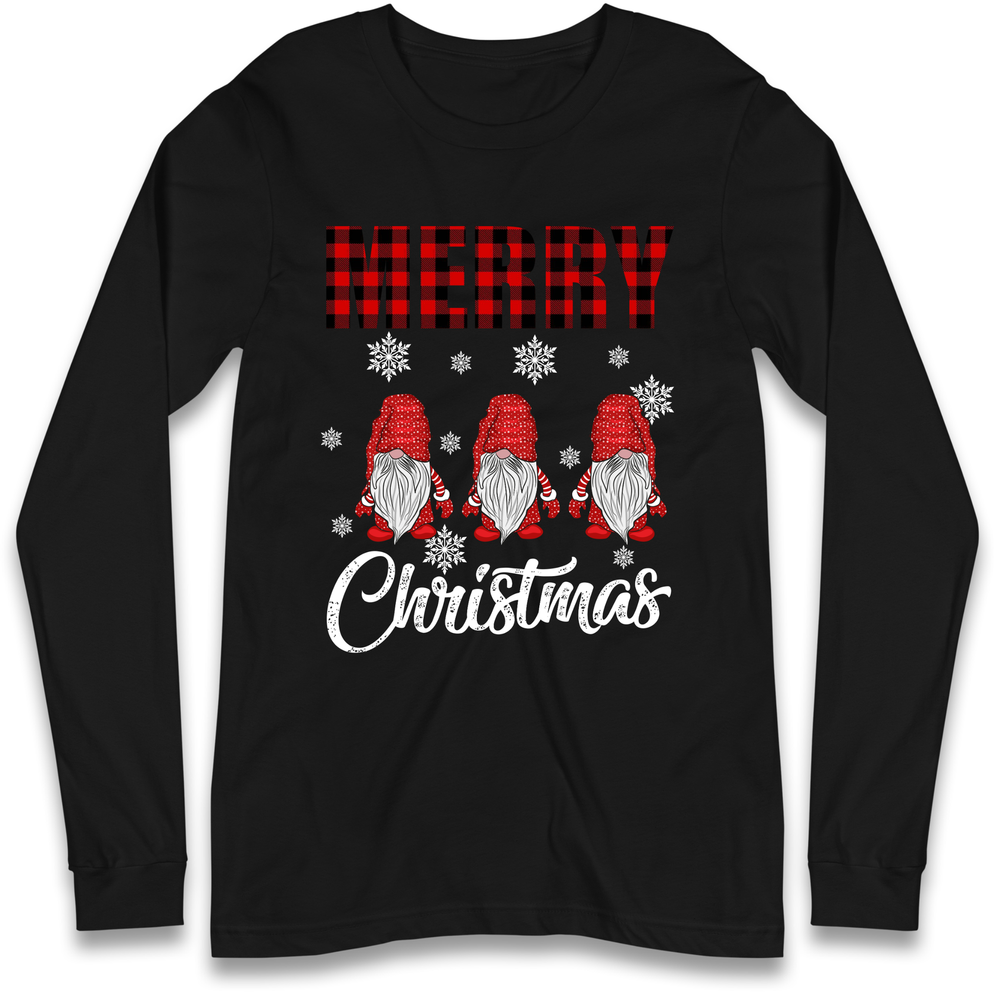 Merry Knomes Christmas Longsleeve T-Shirt