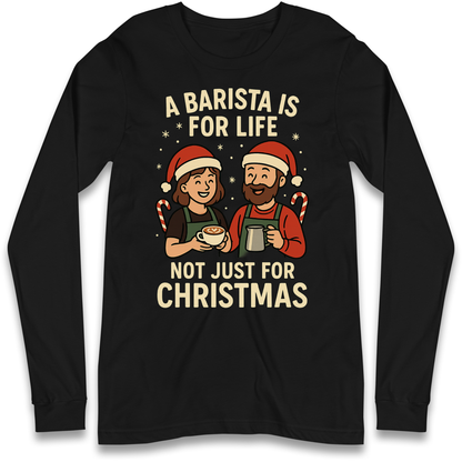 Barista Christmas Longsleeve T Shirt