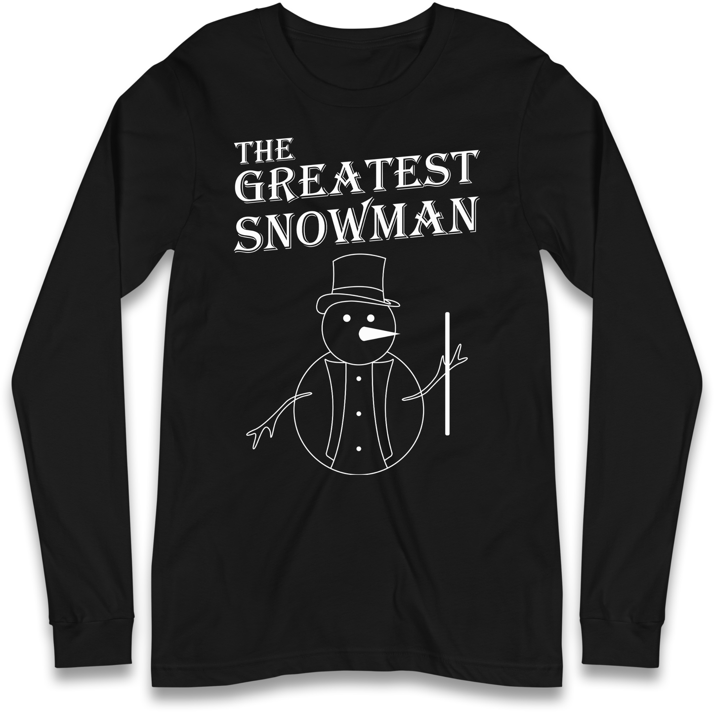 The Greatest Snowman Christmas Longsleeve T Shirt