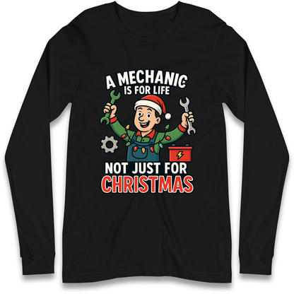 Mechanic Christmas Longsleeve T Shirt