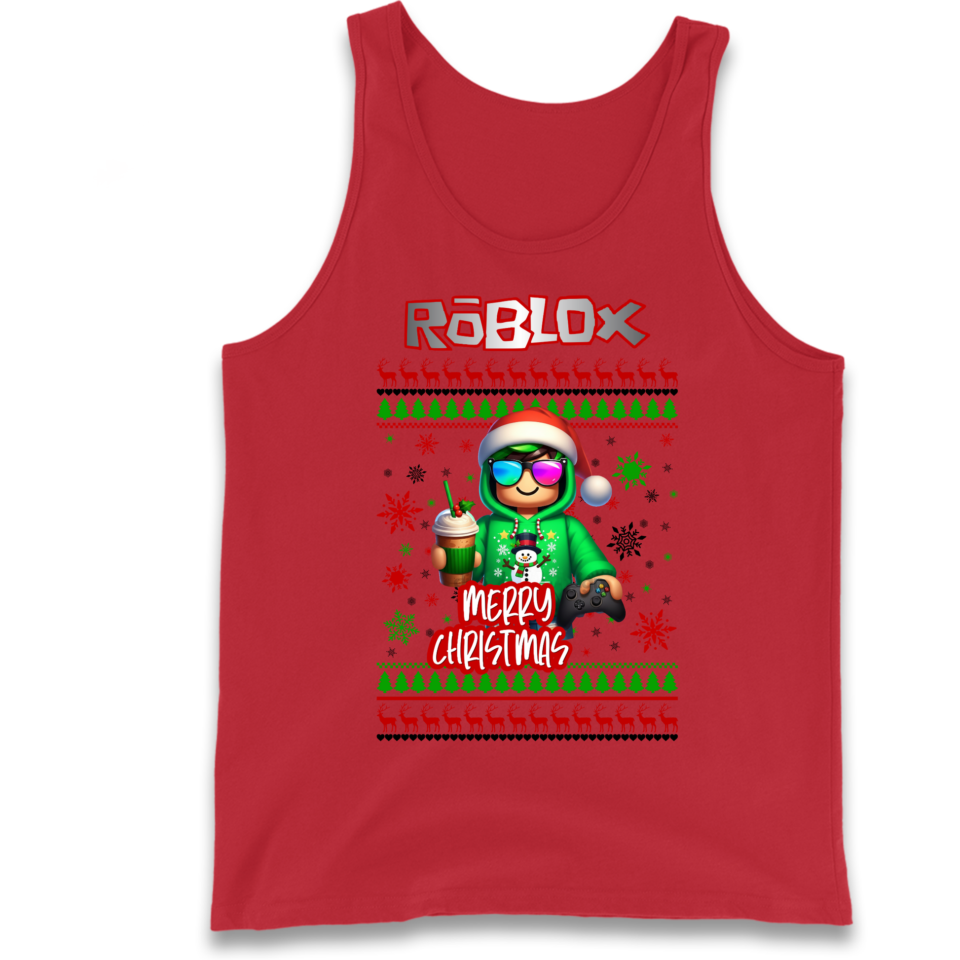 Roblox Merry Christmas Tank Top