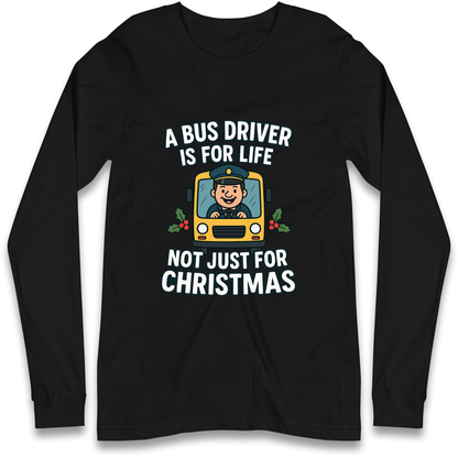 Bus Driver Christmas Longsleeve T Shirt