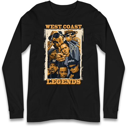 West Coast Legends Rappers Longsleeve T Shirt