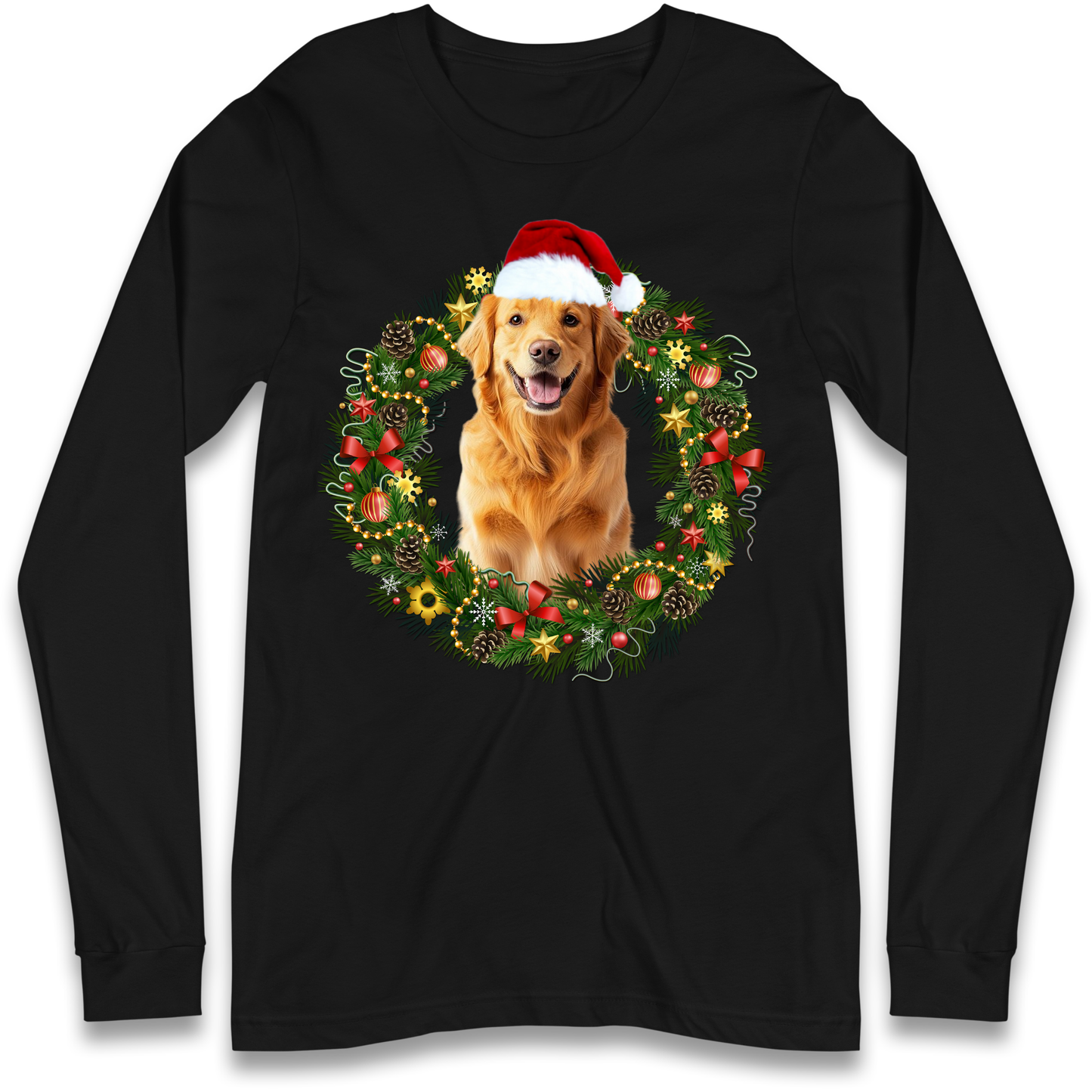 Dog Christmas Longsleeve T Shirt