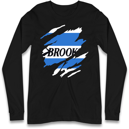 Retro QPR 1992 Torn Effect Longsleeve T Shirt