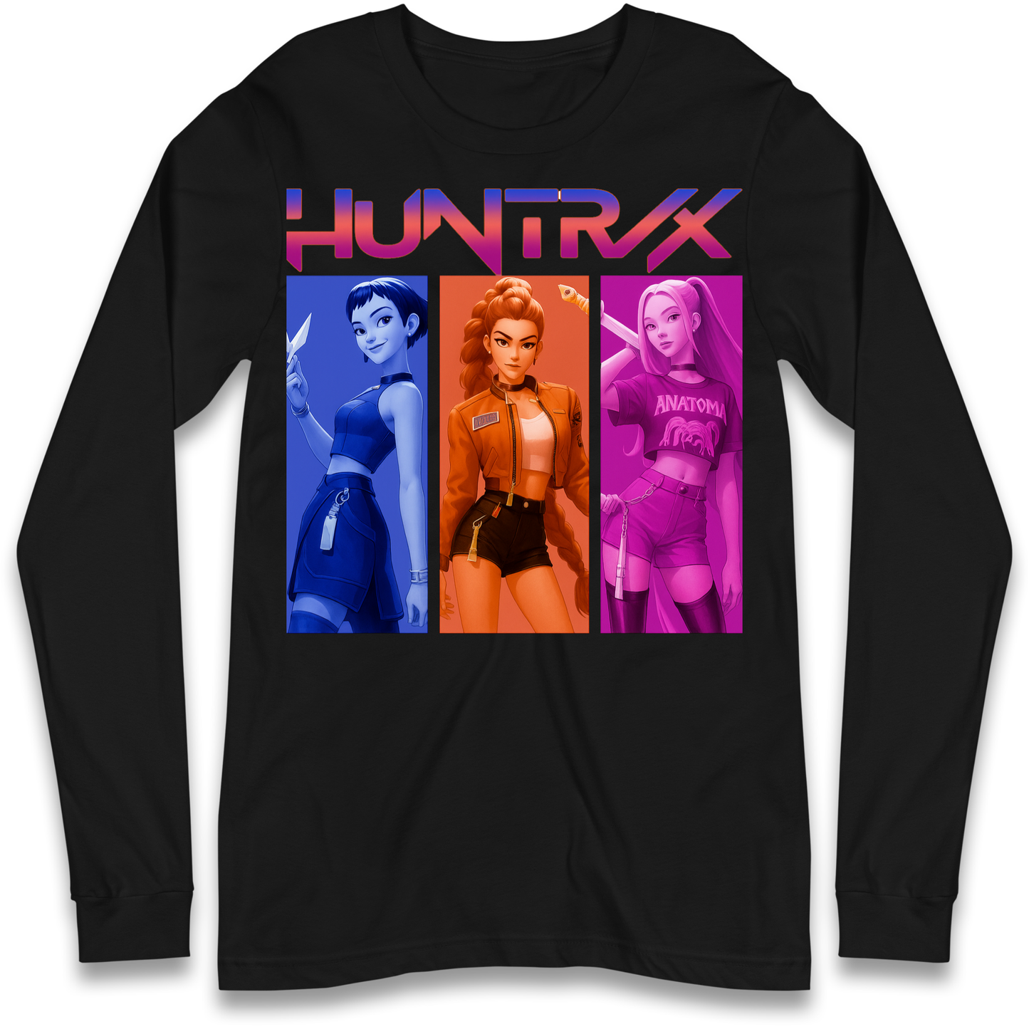 Kpop Demon Hunters Huntrix Longsleeve T Shirt