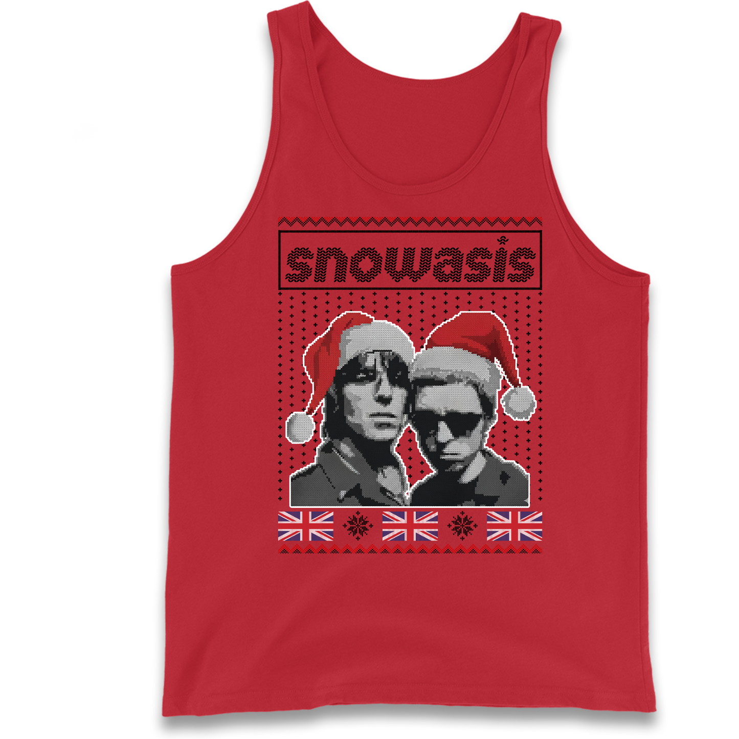 Snowasis Union Jack Christmas Tank Top