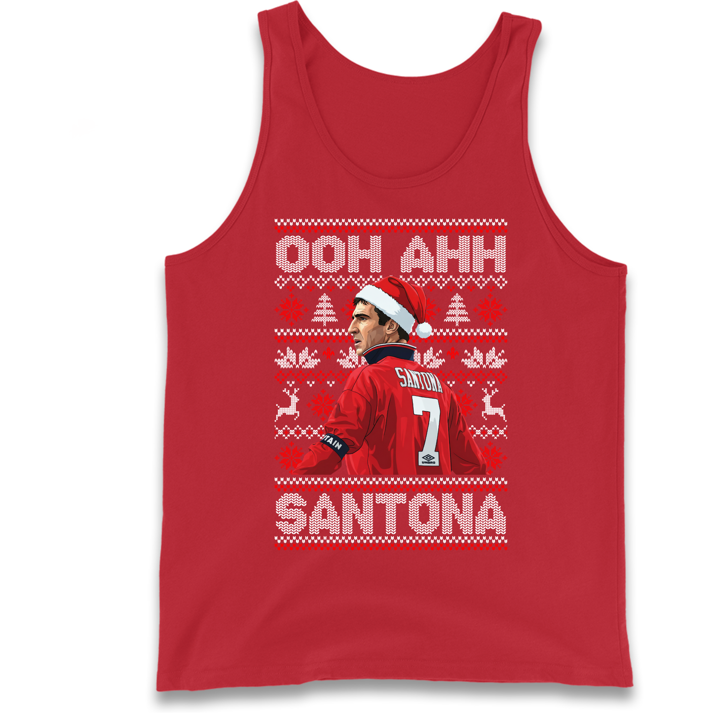 M'nchester United Christmas Tank Top