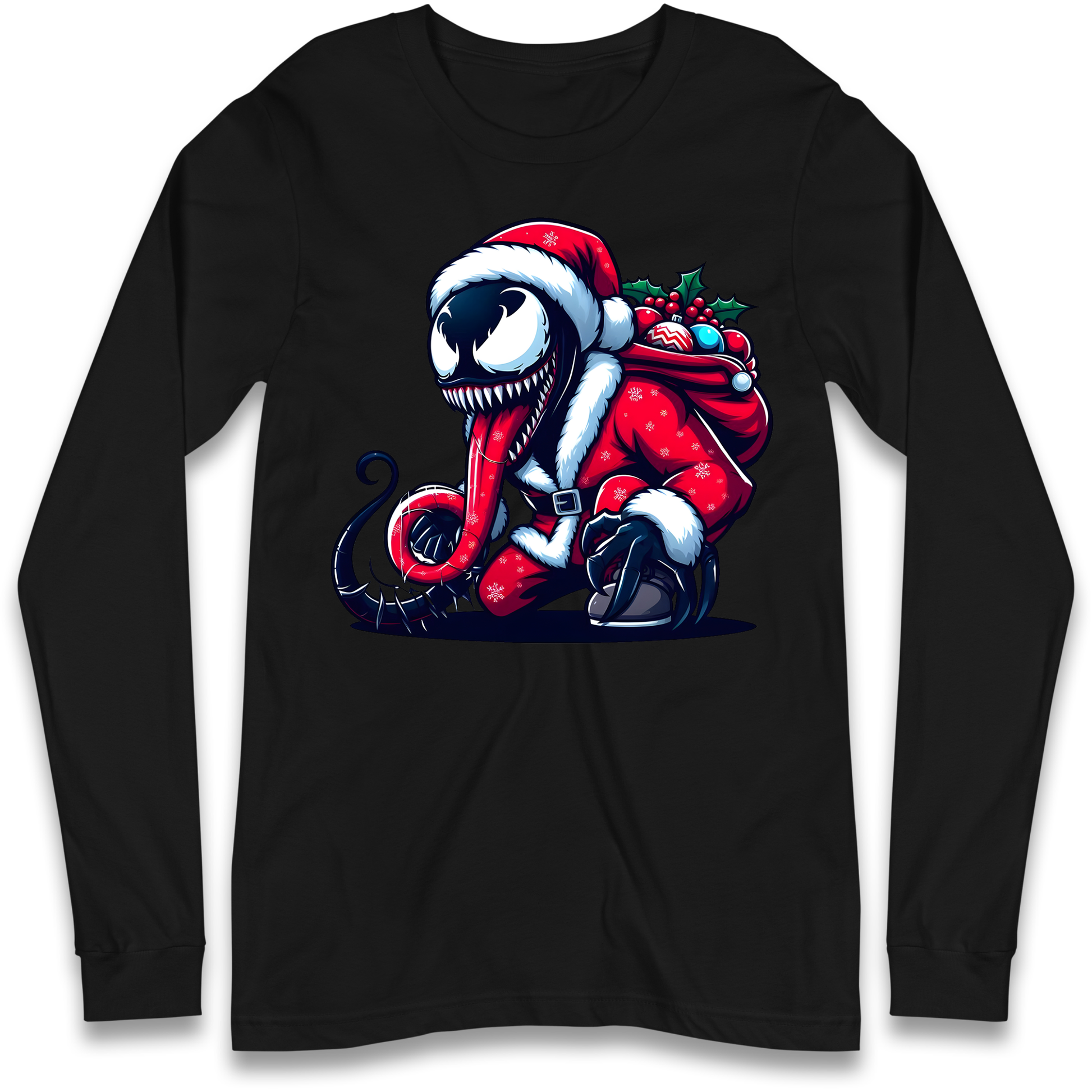 Venom Santa Longsleeve T Shirt