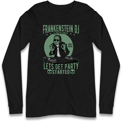 Frankenstein DJ Longsleeve T Shirt