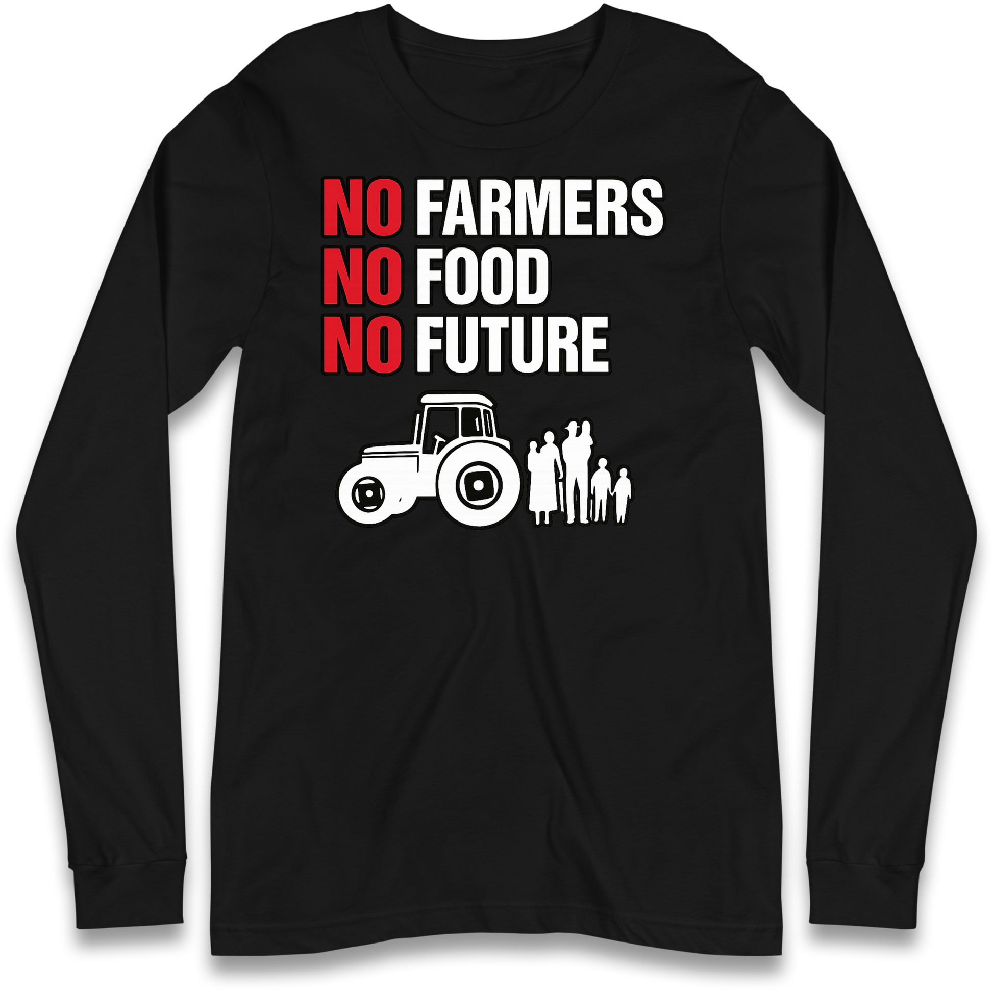 Farmers Agricultural Inheritance Tax Protest Longsleeve T Shirt