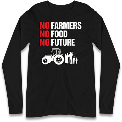Farmers Agricultural Inheritance Tax Protest Longsleeve T Shirt