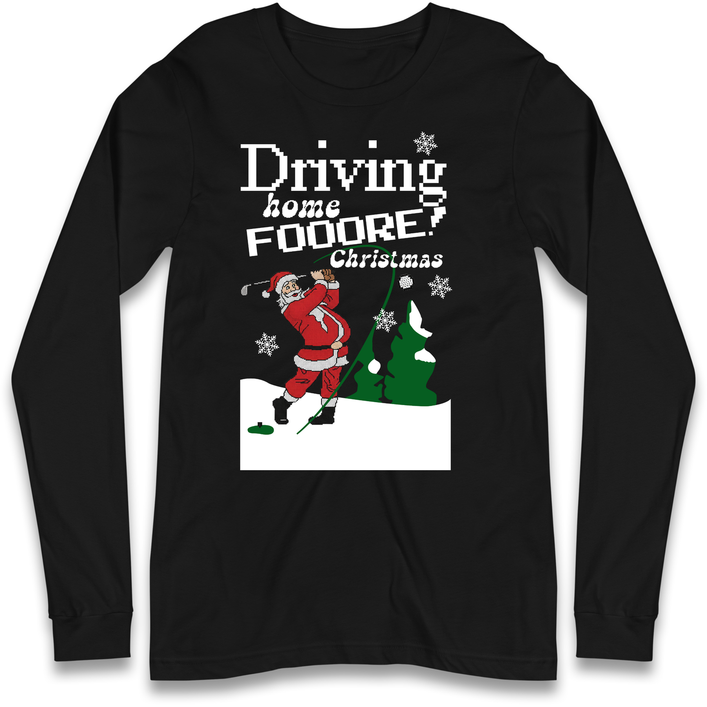 Christmas Golf Longsleeve T-Shirt