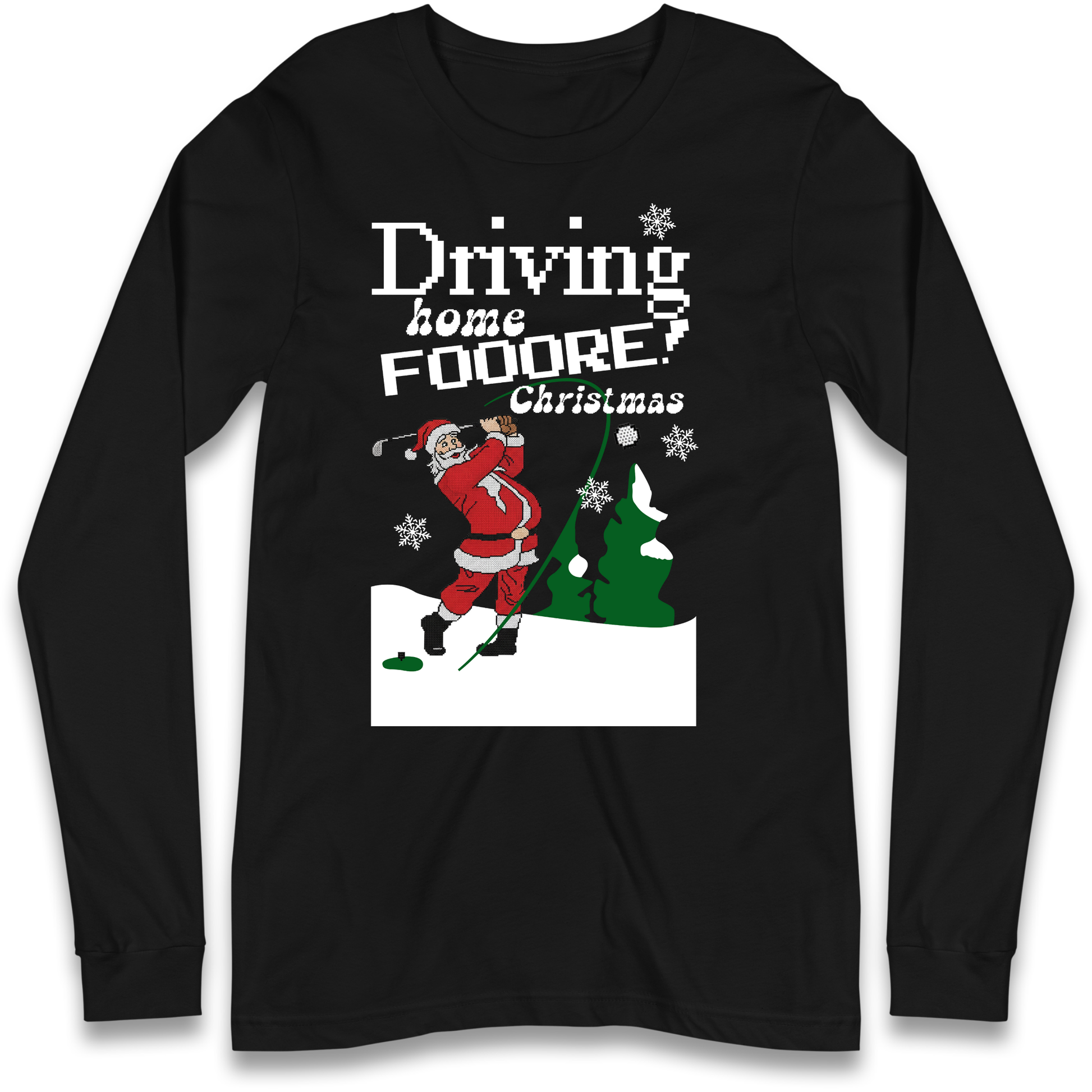 Christmas Golf Longsleeve T-Shirt