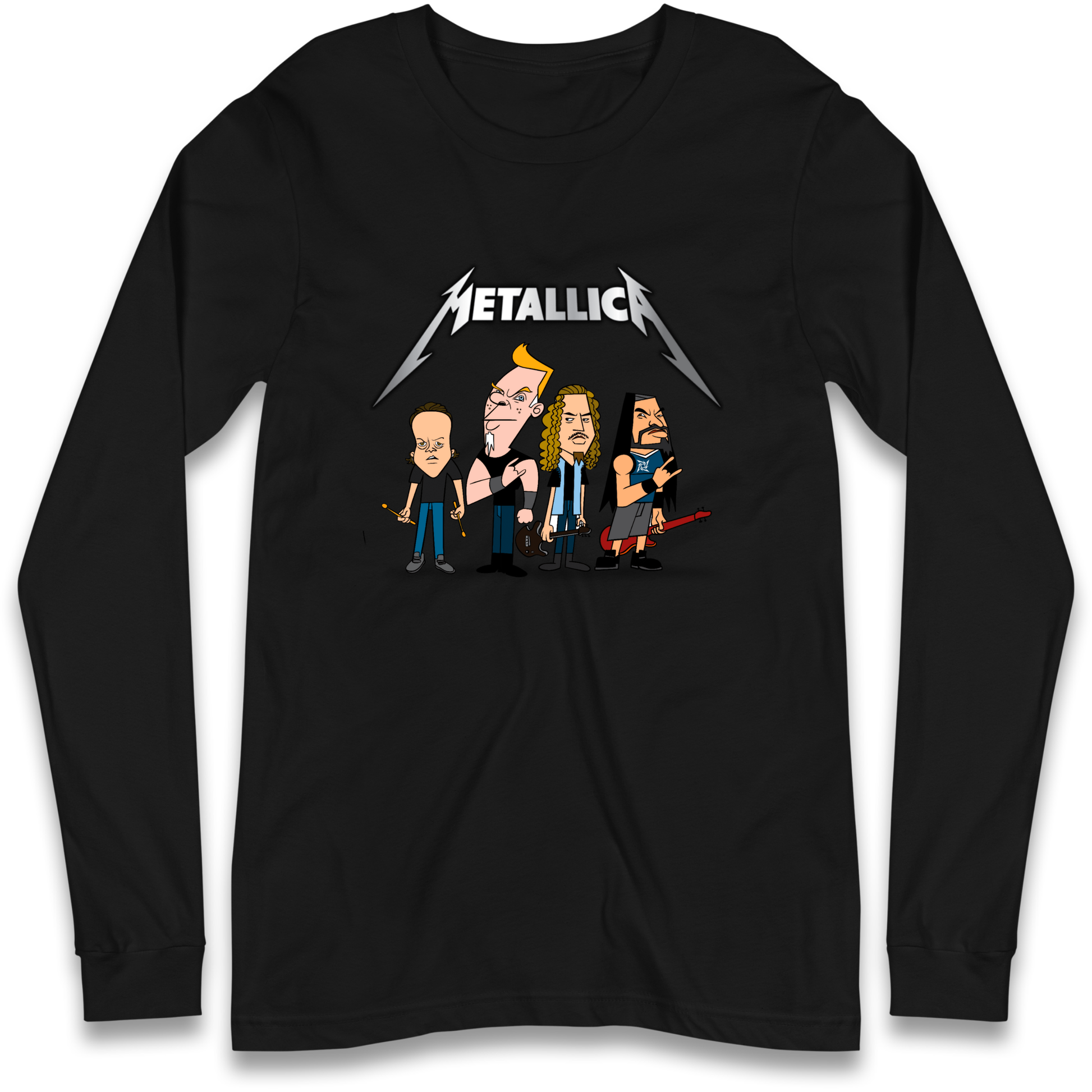 Metallica Cartoon Longsleeve T Shirt