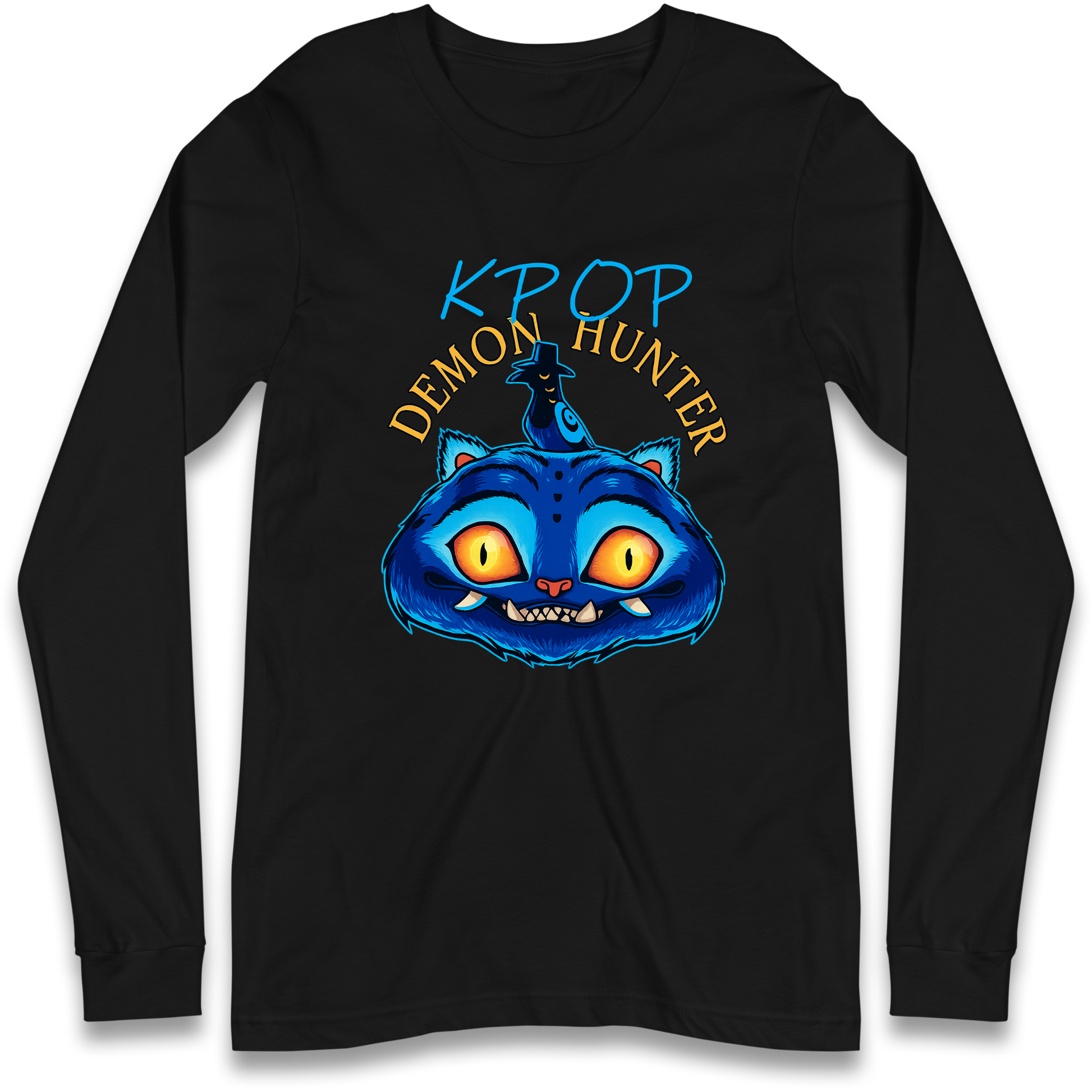 Kpop Demon Hunter Derpy Tiger Longsleeve T Shirt