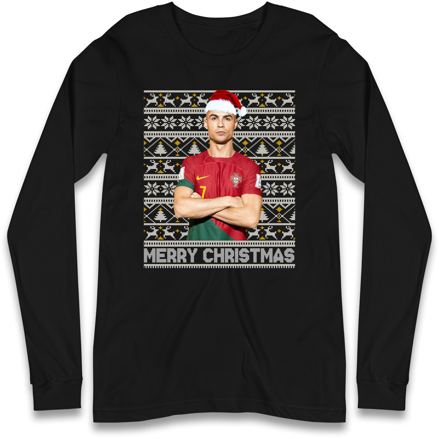 Merry Christmas Ronaldo Longsleeve T Shirt