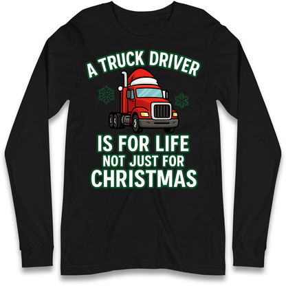 Truck Driver Christmas Longsleeve T Shirt