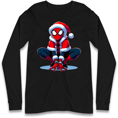 Spiderman Santa Longsleeve T Shirt