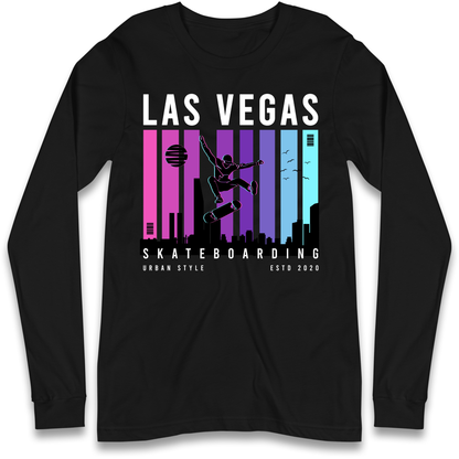 Las Vegas Skateboarding Longsleeve T Shirt