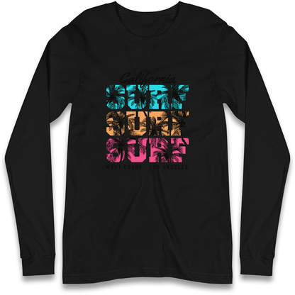 California Surf Surf Surf Longsleeve T Shirt
