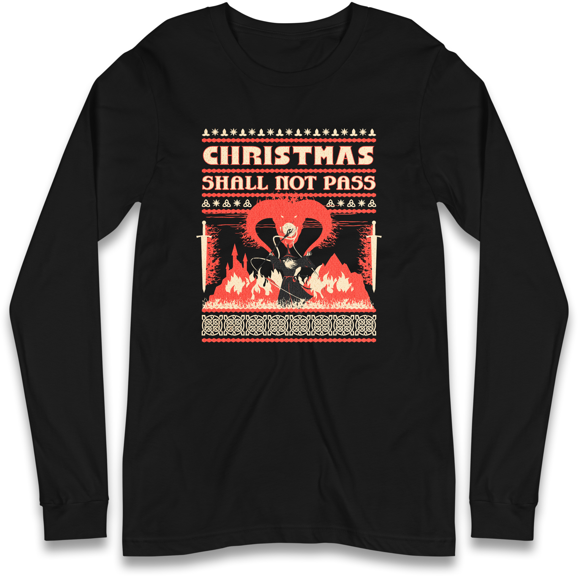 Christmas Shall Not Pass Longsleeve T Shirt