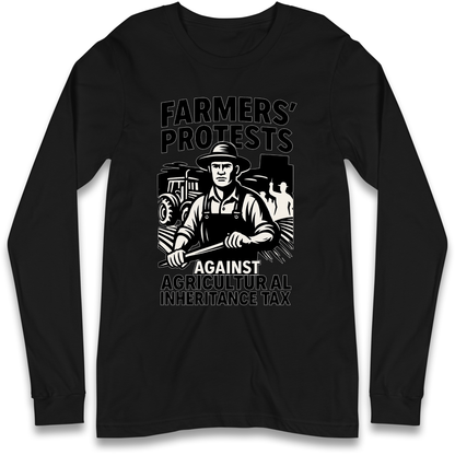 Farmers’ Protests Against Agricultural Inheritance Tax Longsleeve T Shirt