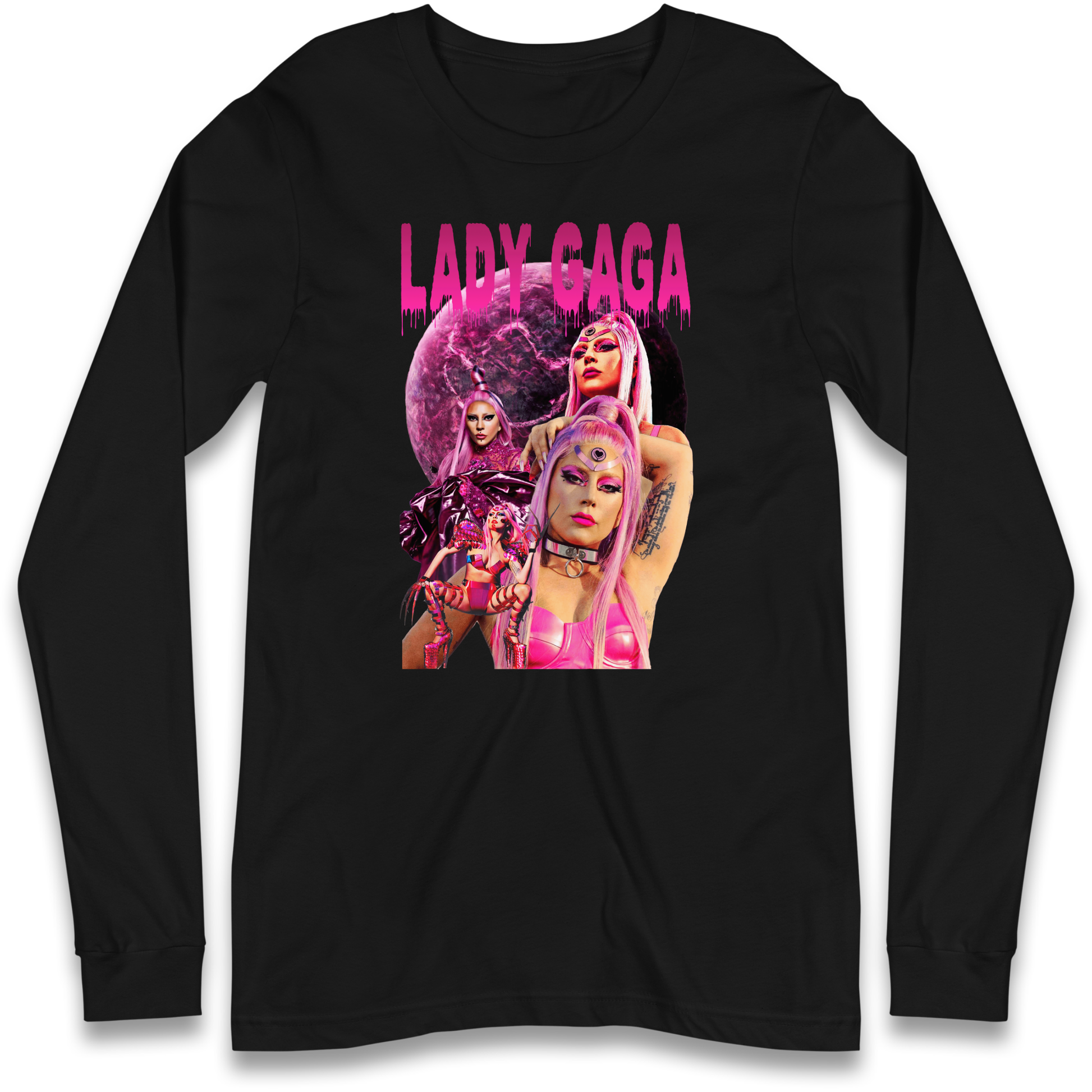 Lady GaGa Pink Longsleeve T Shirt
