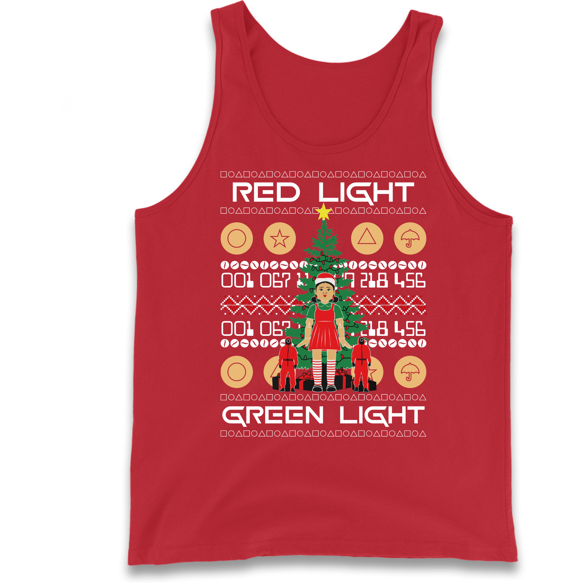 Squid Game Christmas Tank Top