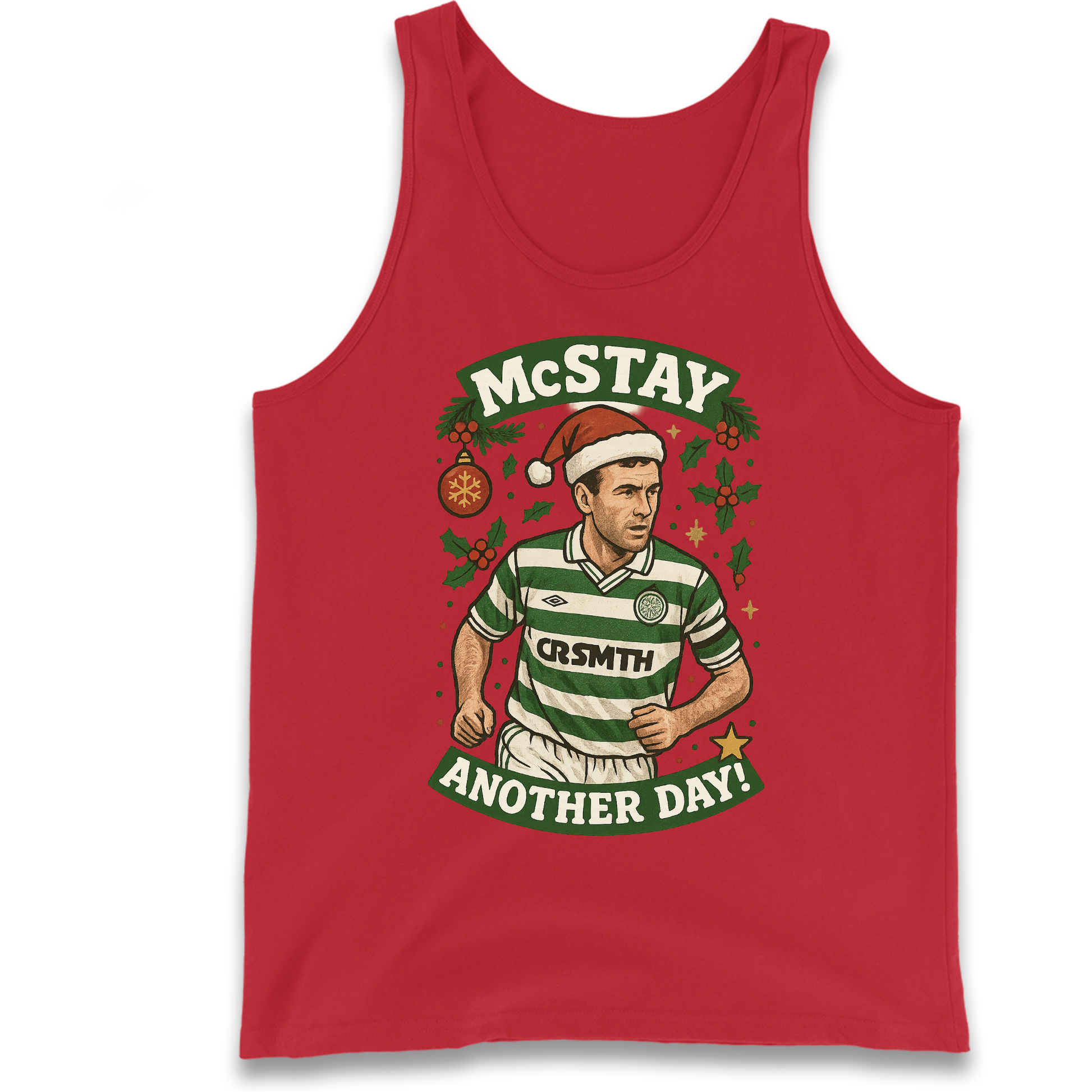 Paul McStay Celtic Christmas Tank Top