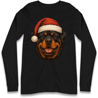 Rottweiler Christmas Longsleeve T Shirt
