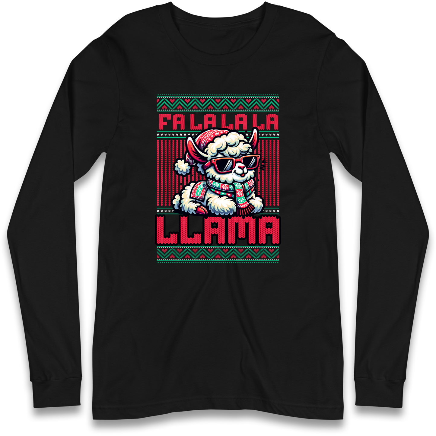 FA LA LA LA LLAMA Longsleeve T Shirt