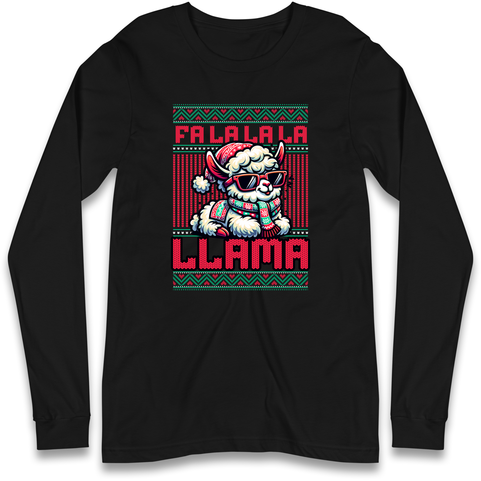 FA LA LA LA LLAMA Longsleeve T Shirt