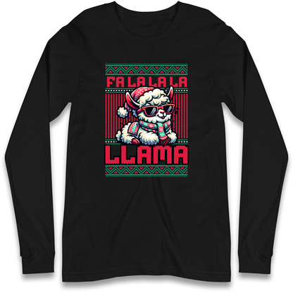 FA LA LA LA LLAMA Longsleeve T Shirt